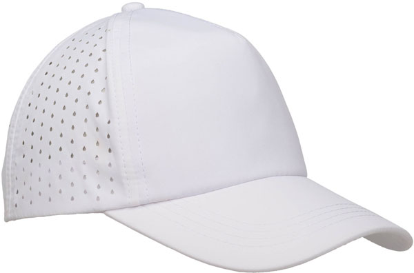 Cappellino con forellatura per il passaggio dell'aria