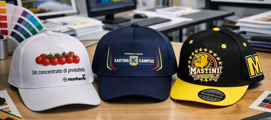 Cappellino con stampa digitale